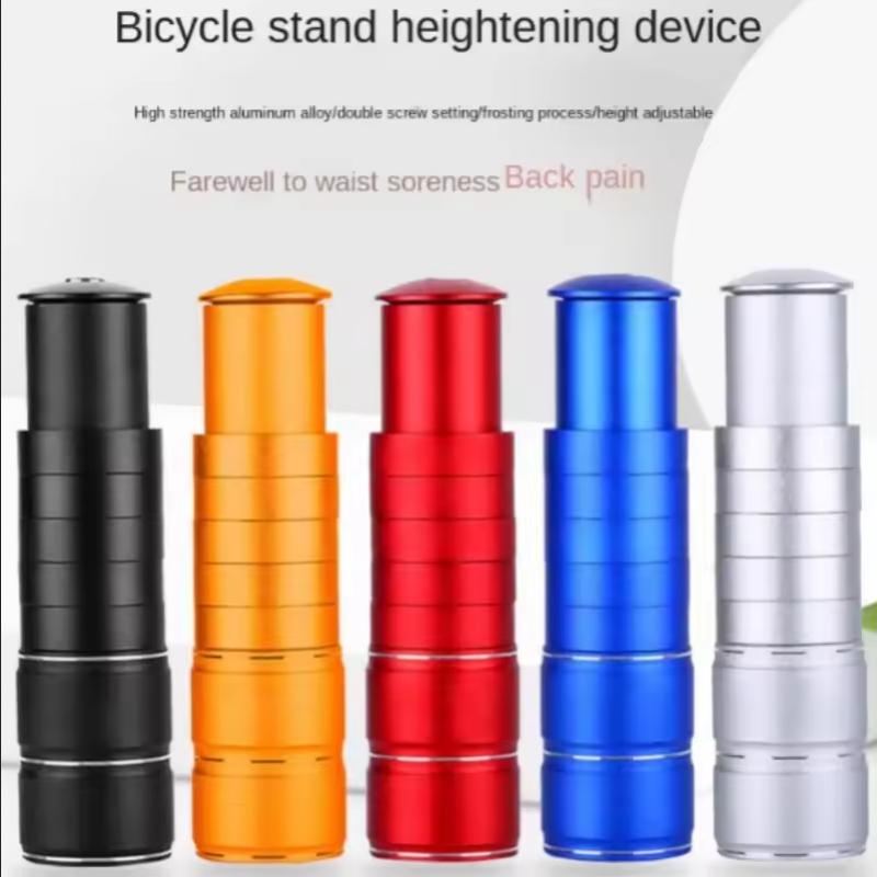 Aluminum Alloy Bike Fork Stem Riser Extender Extension Bicycle Cycling Bike Stem Head Up Raiser Handlebar Riser Adaptor