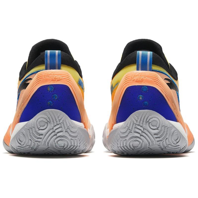 Anta Scarpe da Basket a Taglio Basso Rain1.0 a Tre Punti Ammortizzate Antiscivolo da Uomo Giallo Arancio Sneakers