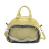 KSLAT Ita Bag, Mini Boston Bag, Women's, PU Leather, Large Capacity, Shoulder Bag, JK Style, Small, Can Be Carried Over the Shoulder, Handbag, or