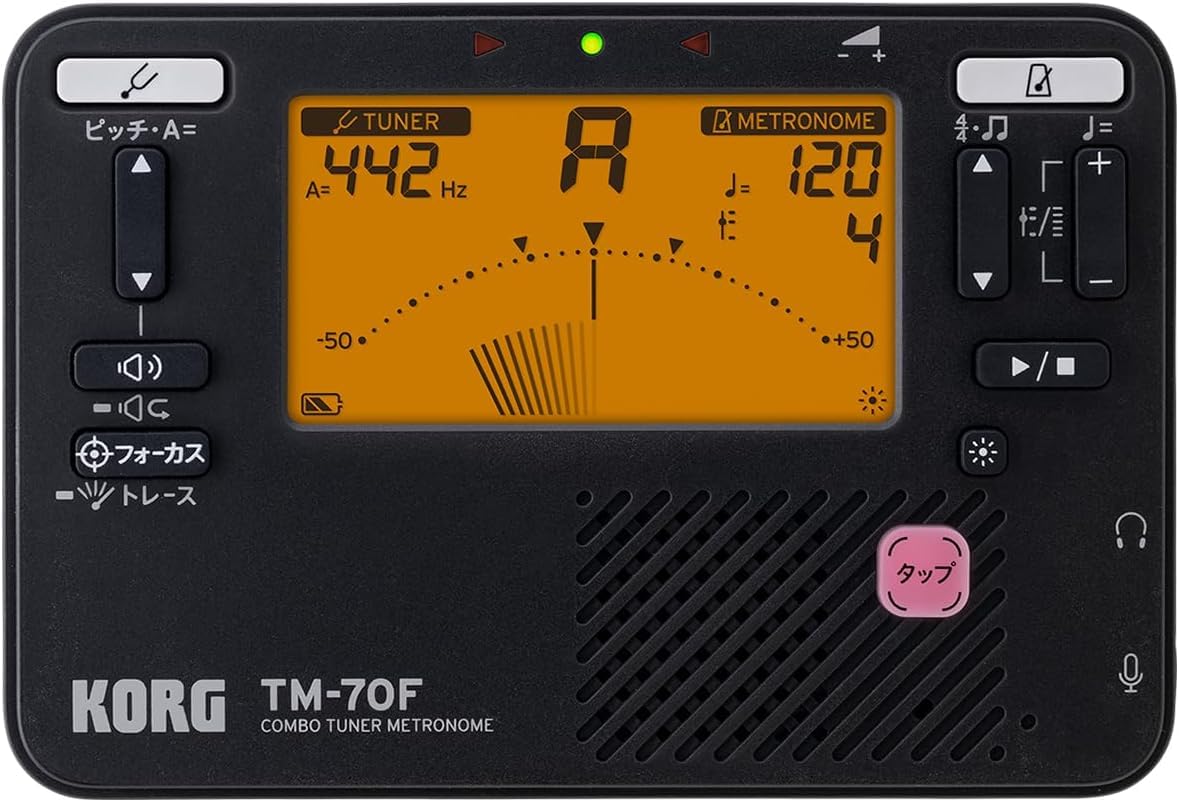 

KORG BK Черный тюнер-метроном для духовых, медных и оркестров TM-70F Ансамбли, группы, чёрный