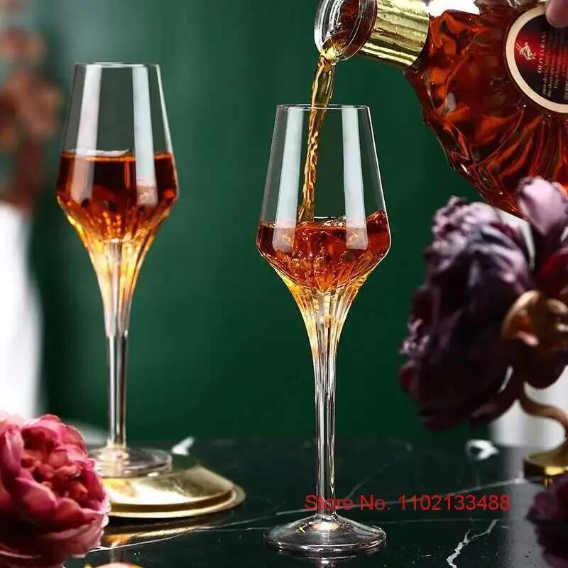 French Whisky Crystal Glasses Praise Of Light King Dedicated Wine Tasting Cup XO Brandy Whiskey Copita Nosing Goblet Snifter
