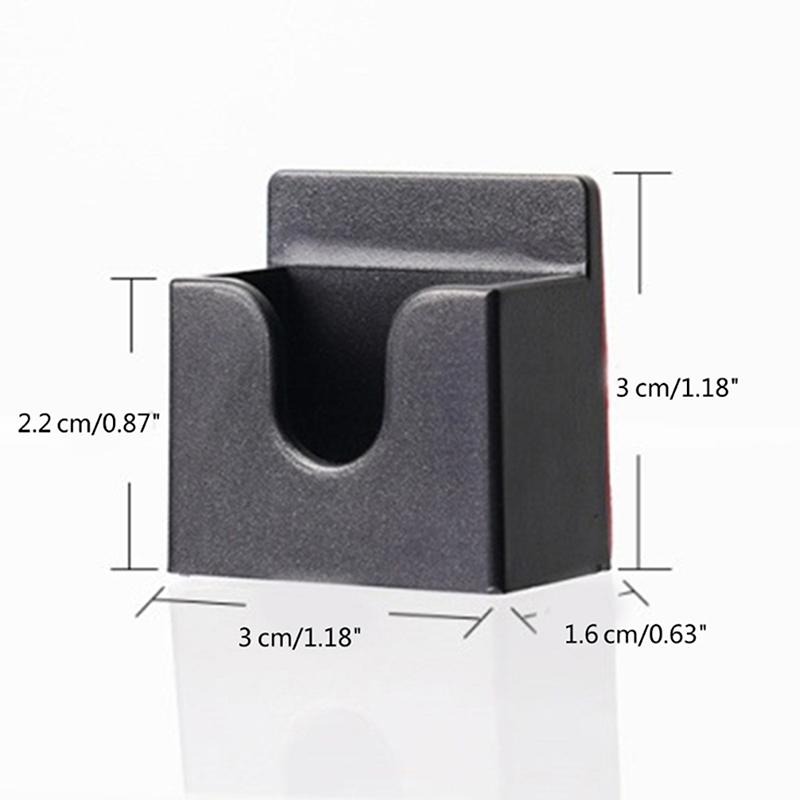 

Держатель для рации Крепление на стену Задняя стойка Легко устанавливается Подставка для рации чёрный