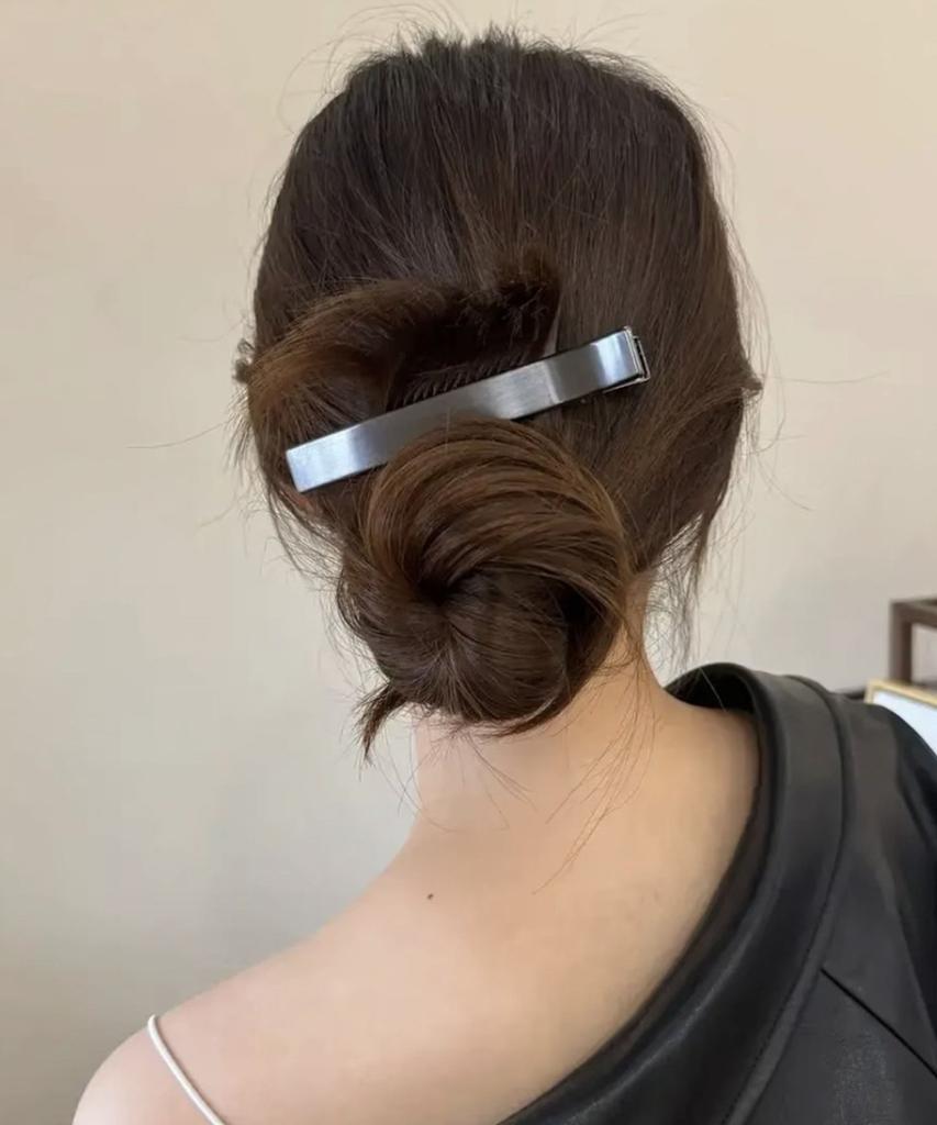 Heita Ash Silver Grey Hair Pin Ash Silver Grey Hair Pin Accessory