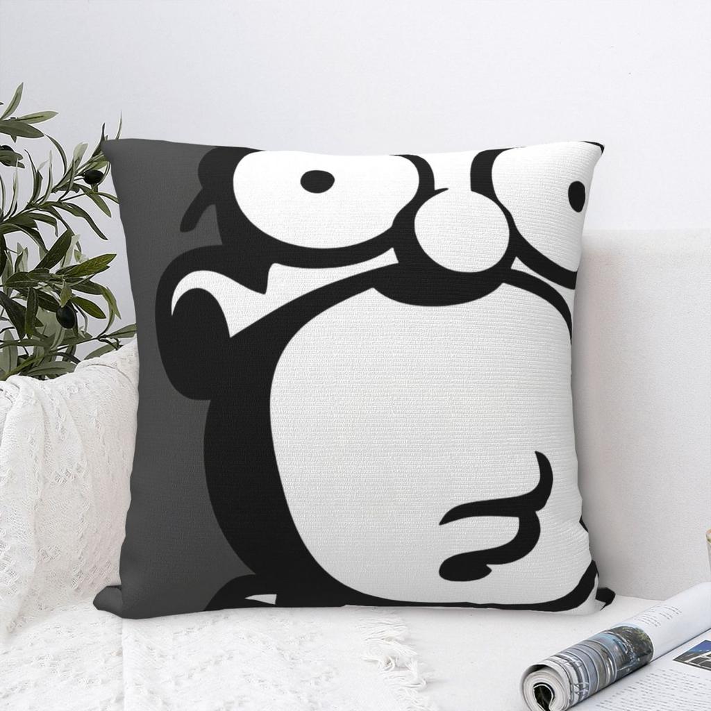 Homer Simpsons Funny Pillowcase Soft Polyester Cushion Cover Decorations Throw Pillow Case Cover Home Square 40X40cm