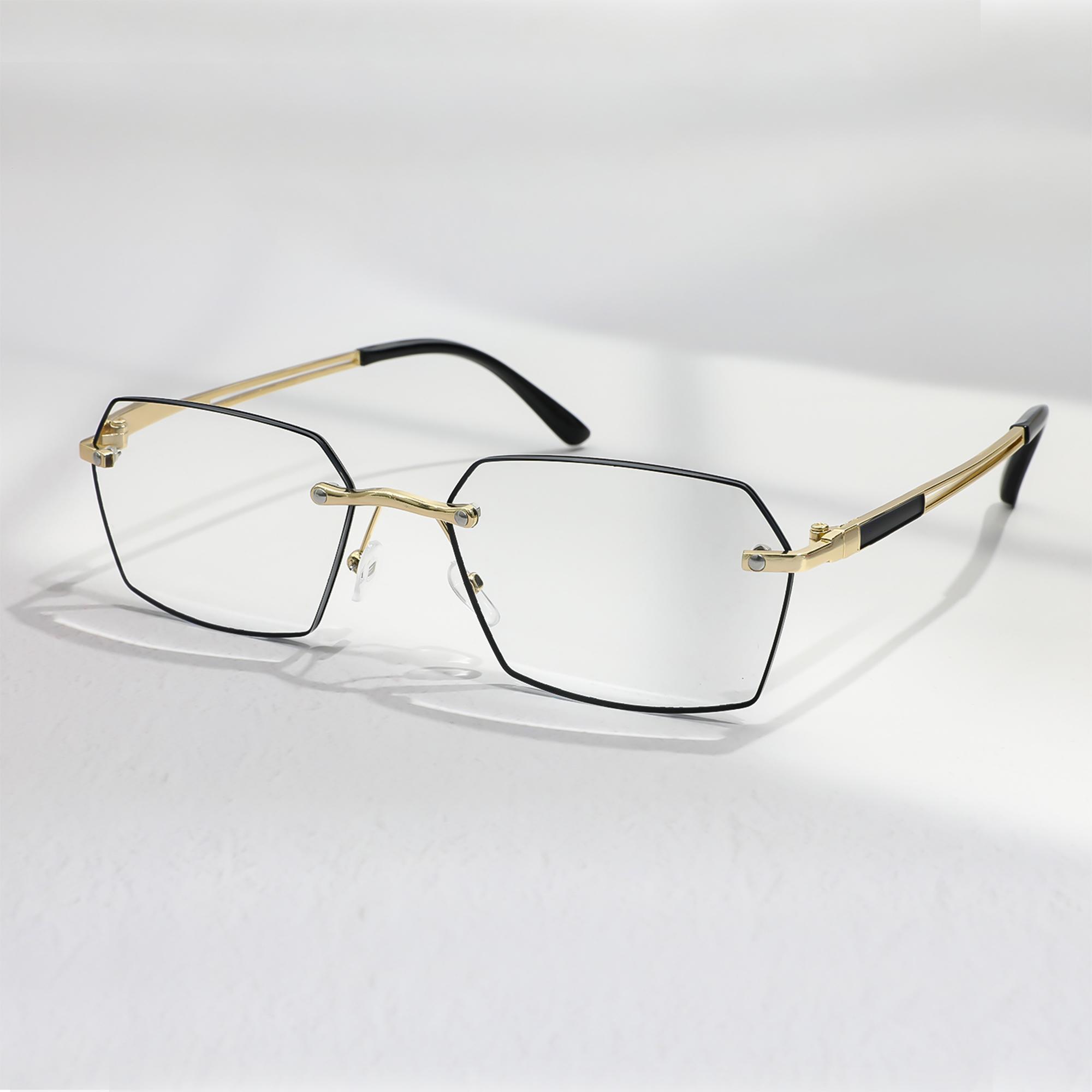 

Fashion Reading Glasses For Men Women Photochromatic Lens Presbyopic Glasses Harmful Light Blocking Metal Frame 1