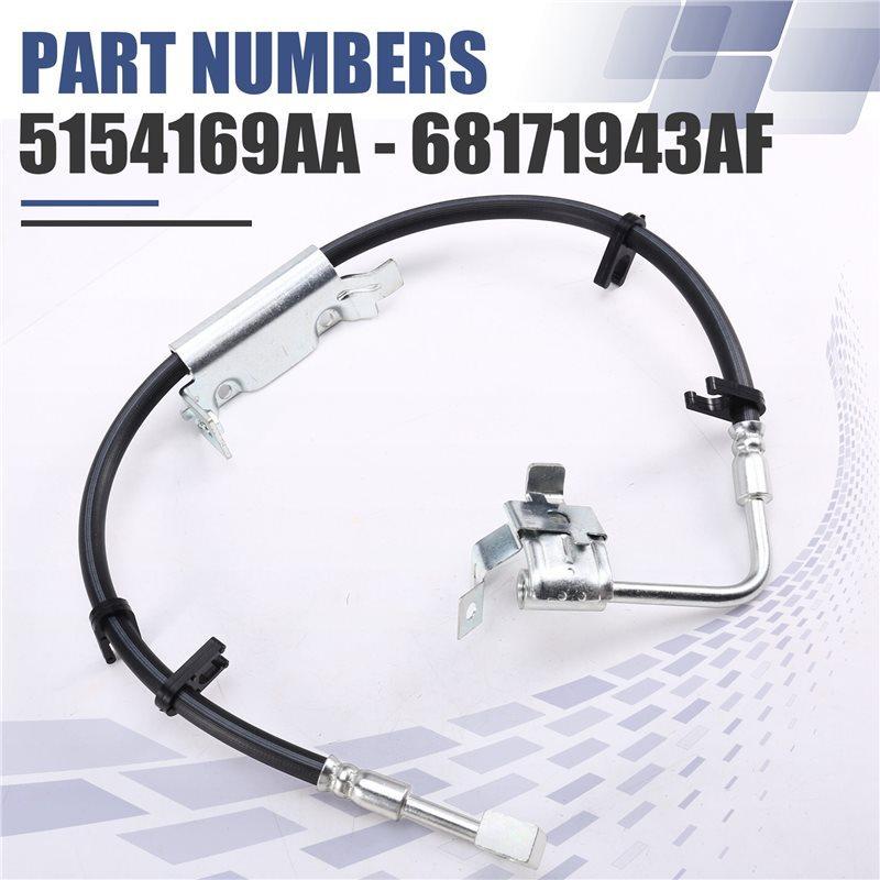 AB96-Cable de Manguera de Freno Delantero Izquierdo/Línea de Freno Delantera Pieza de Repuesto Nueva 68171943AB, 68171943AC Para Jeep Wrangler JK