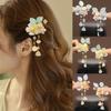 2pcs Chinese Women Hair Clips Flower Pearl Hairpin Vintage Hanfu Decor Barrettes Retro Wedding Headpiece Hair Jewelry Headdress