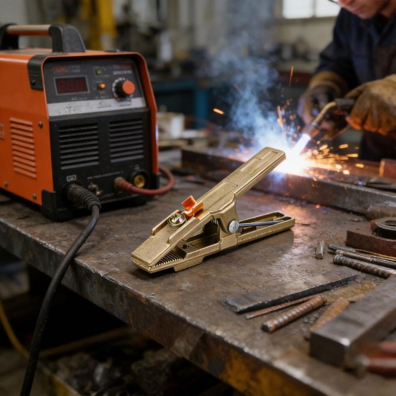 Industrial Copper Welding Ground Clamp Earth Clamp 300A 500A For Secure Electrical Connection And Durability