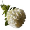 5pcs Artificial Chrysanthemum Flower Branch Faux Silk Pineapple Chrysanthemum with Long Stem for Wedding Floral Arrangement