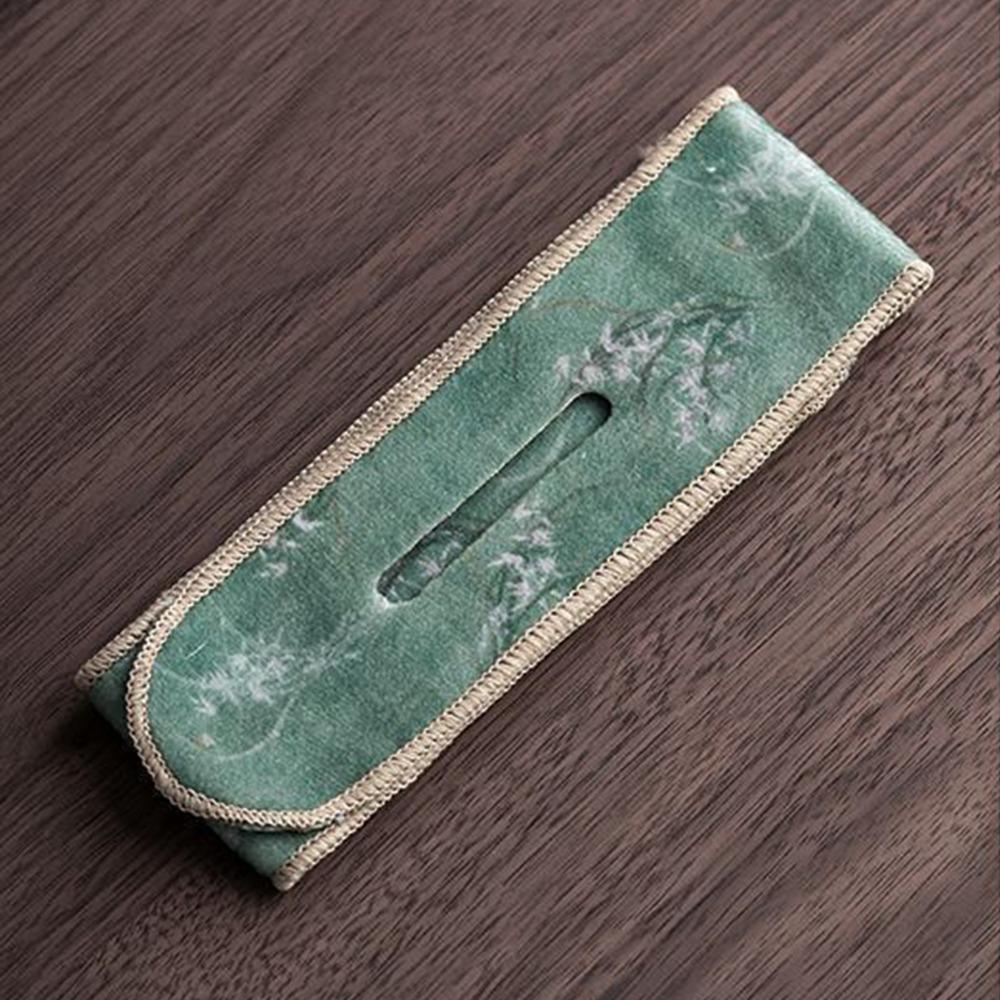 Anti-Drop Teapot Cover Cloth Suede Teapot Carrying Cover Retro Tea Accessories Tea Ceremony