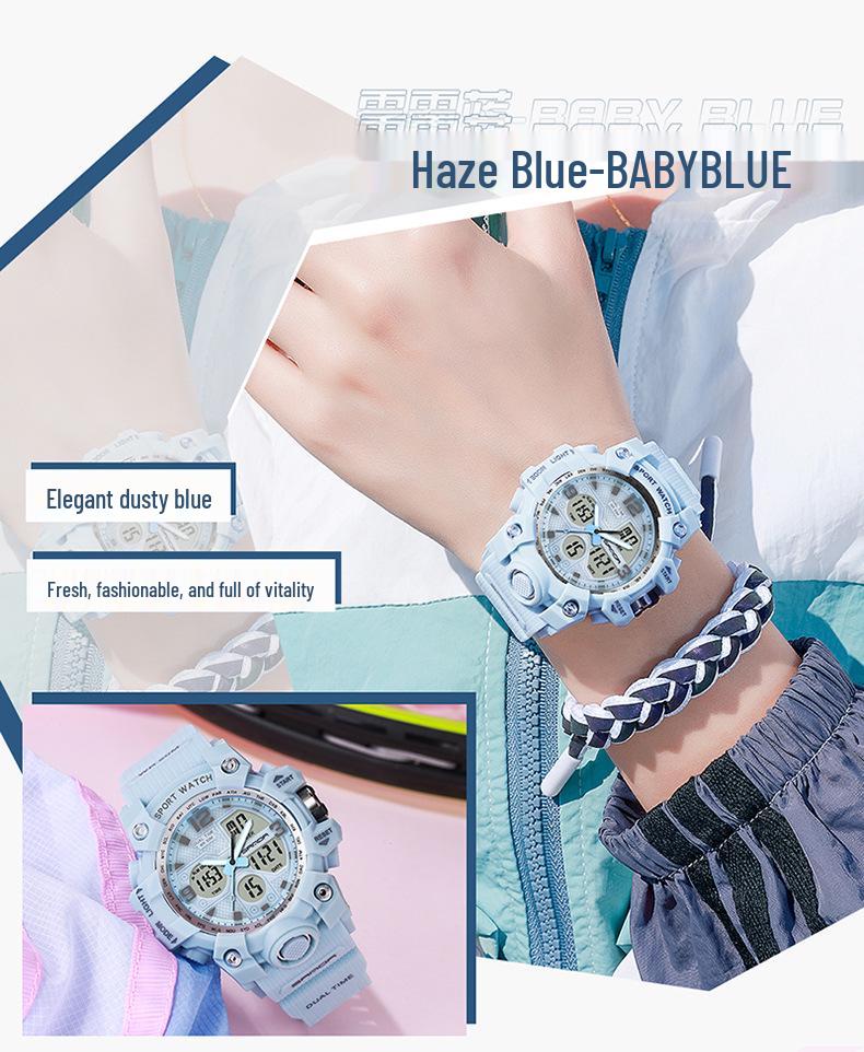 Sanda Fashion Luminous Waterproof Multi-function Sports Watch for Men & Women, Suitable for Students