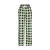 Men's Plaid Drawstring Trousers, Casual Pajama Pants
