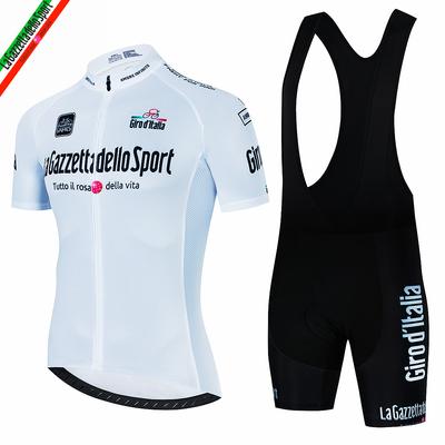 Tour De Italy D'ITALIA Cyklistické dresy Sady Pánské jízdní kolo s krátkým rukávem Cyklistické oblečení Kolo Maillot Cyklistický dres Krátké kalhoty