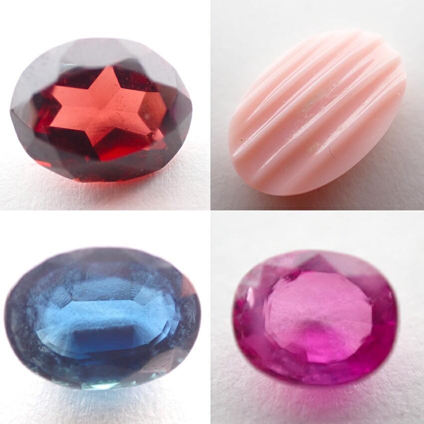 [Used] Green Garnet, Garnet, Sapphire, Ruby, Etc. Loose Stone/j29-6