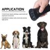Dog Trainer Dual Gentle Training Dogs LED Lights Portable Ultrasonic Pet Dog Repeller
