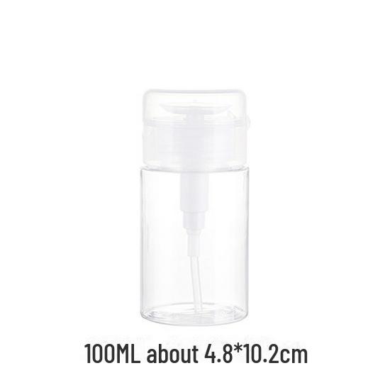 

Портативный набор косметических флаконов Push-To-Fill для средства для снятия макияжа и лосьона 100ml