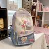 Schoolbag, Japanese-style schoolbag for women, INS style, simple color-blocking, elementary school school pain bag, trendy, fashionable, sweet