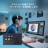 Basicolor Stream Controller Shortcut Keyboard with 6 Customizable Macro Keys and 3 Work Efficiency Device for and Adobe Premiere Compatible with