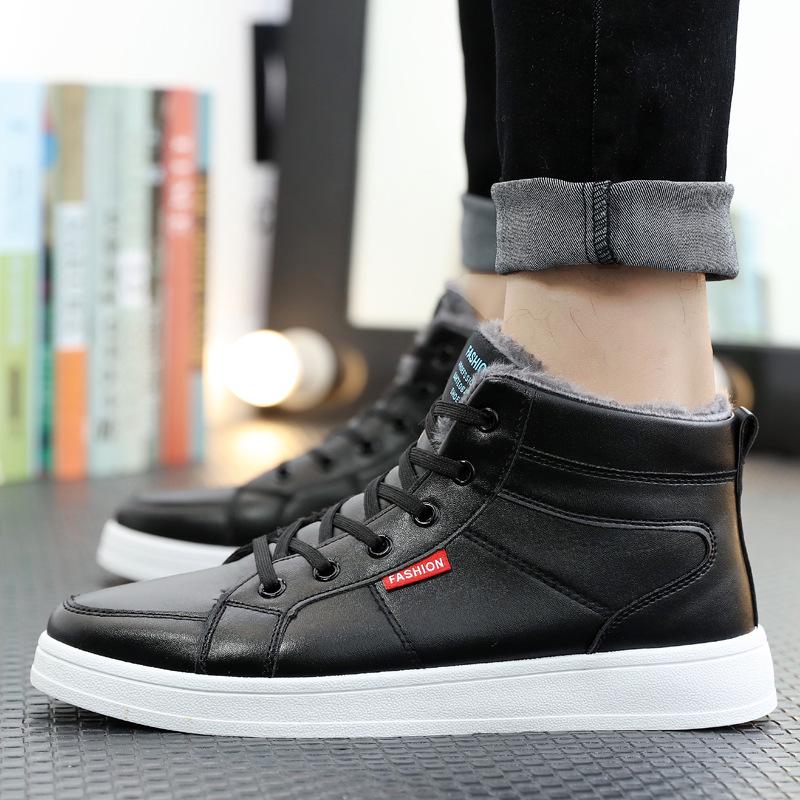 Fashion Winter Boots Men Boots Outdoor Working Boots Men Warm Wither Shoes Non-Slip Sneakers Keep Warm Boots 2019 Fashion shoes