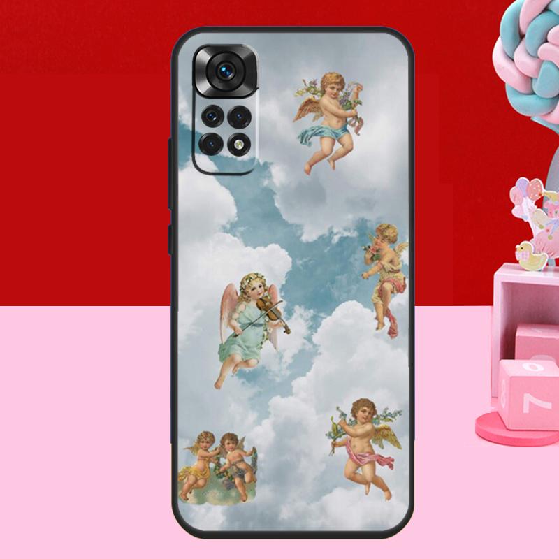 Renaissance Angel Aesthetic Case For Xiaomi Redmi Note 14 13 12 11 10 15 Pro Plus Redmi 15 C 10C 12C 13C 14C Soft Cover