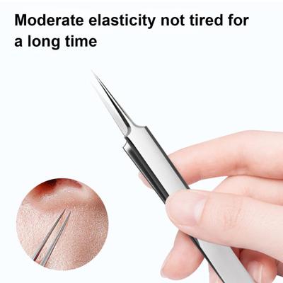 7Pcs Blackhead Remover Tools Kit din oțel inoxidabil pentru extracția acneei Set profesional pentru îndepărtarea punctelor negre și a acneei pentru față