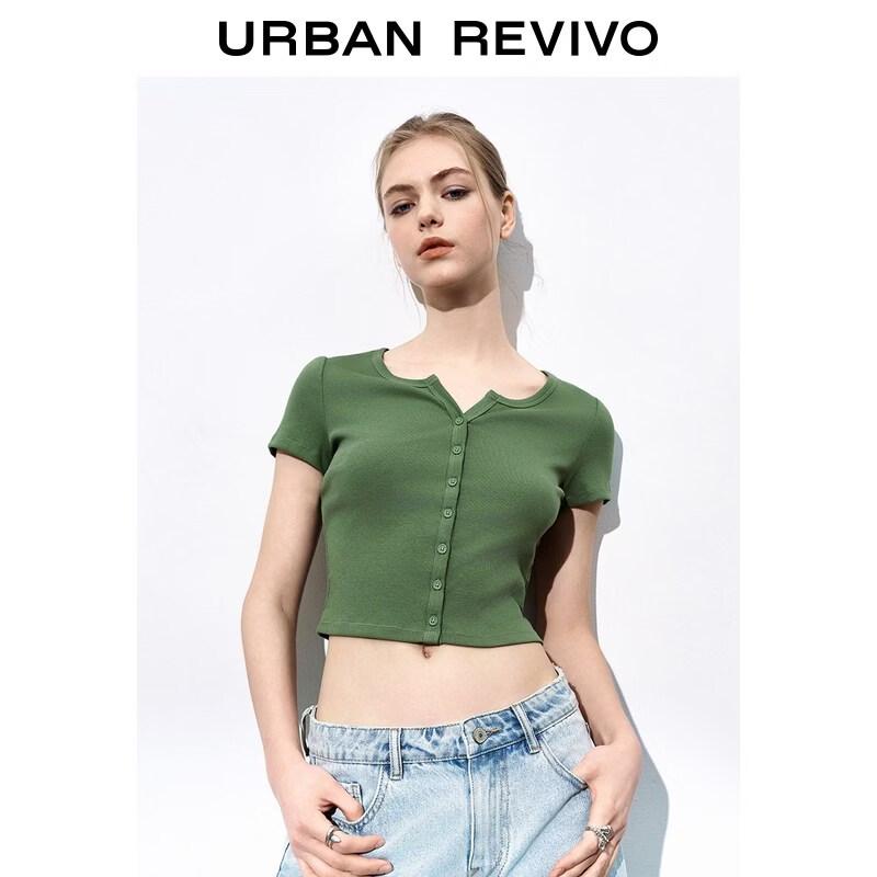 UR Women s Casual Slim Fit Short-Sleeve T-Shirt L