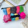6/12pcs Girls Colorful Wide Thick Elastic Hair Bands Ponytail Holder Children Scrunchie Rubber Band hair Tie Hair Accessories