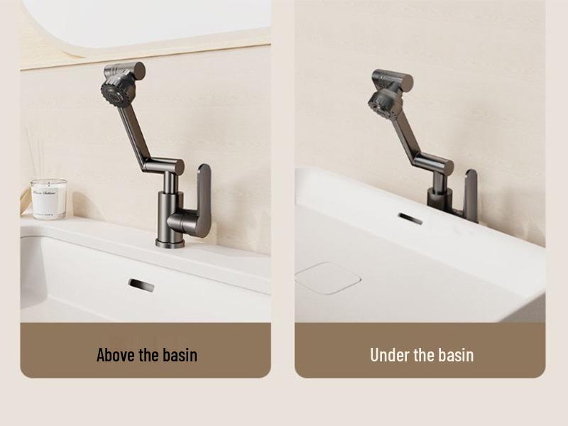 Lucky Cat Hot & Cold Stainless Steel Faucet for Kitchen & Bathroom Sink