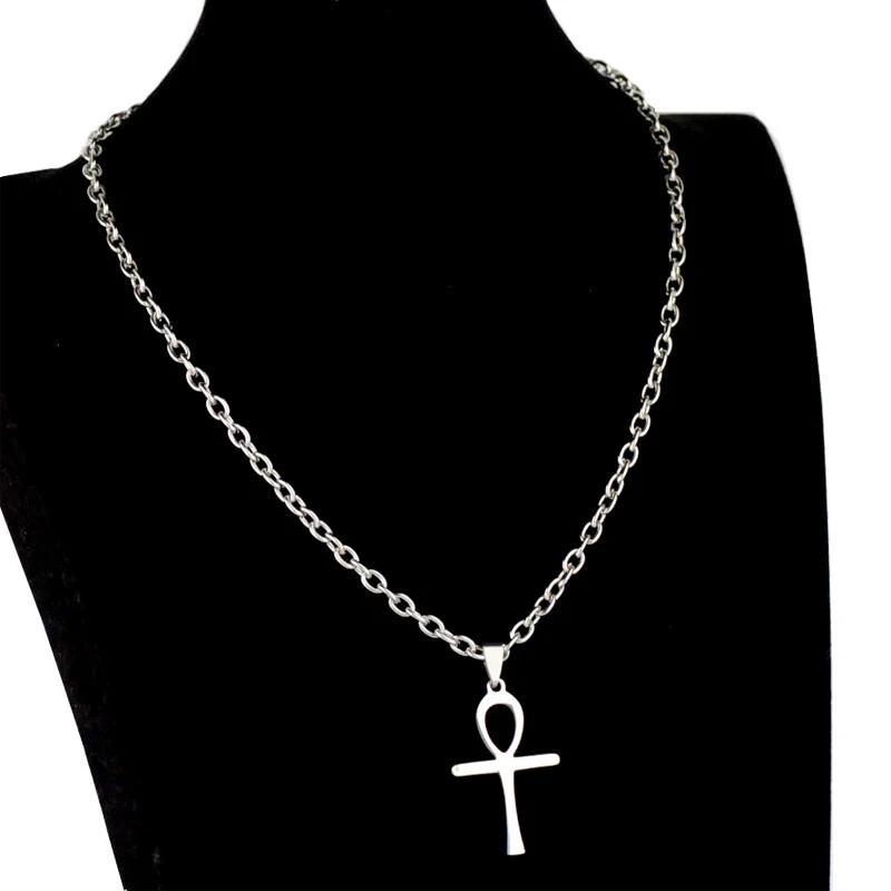 Unisex Stainless Steel Pendant Necklace Punk Hip Hop Chain Charm Jewelry Gift for Men And Women Fashion Accessory