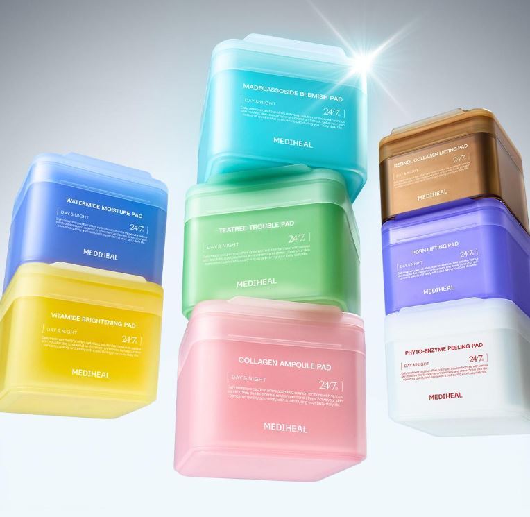 MEDIHEAL Toner Pad 100+100 Pads Double Pack (7types)