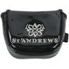 Standard product Putter cover Golf PT [St. Andrews] [Enamel series] (for mallets) / / 042-3984815 010_Black