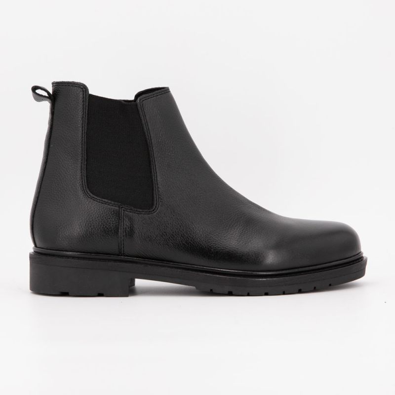 Men's Leather Elastic Chelsea Boots ELWIN