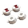 4Pcs Adhesive Casters Wheel No Drill Appliance Rollers 360 Degree Rotation Sticky Pulley Appliance Sliders with Brake