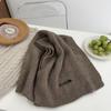 Korean version of the new simple solid color wool scarf women's autumn and winter thickened ins student warm scarf shawl men's versatile