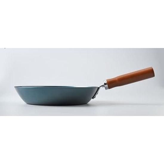 Kawabata Takisaburo Shoten Frigideira de Ferro 26cm Feita no Japão Compatível com IH Chama a Gás Livre de PFOA PFOS Não Requer Temperar Alta Durabilidade Longa Duração