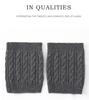 100% Pure Cashmere Knit Leg Warmers - Warm Wool Calf Protectors for Autumn & Winter