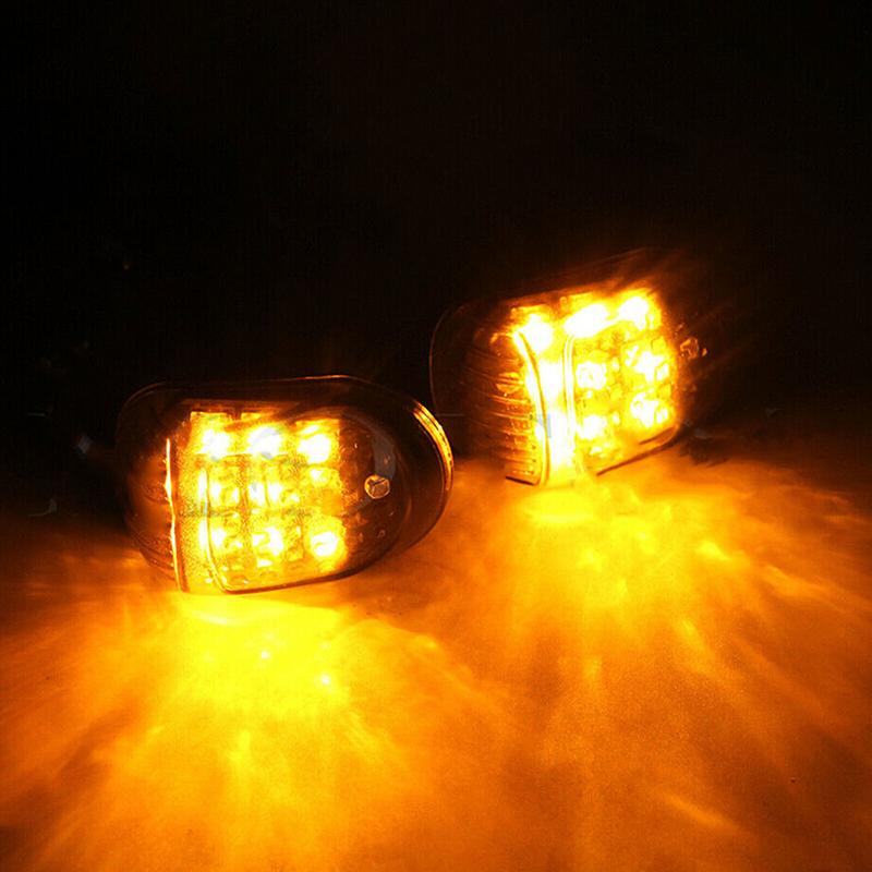 2PCS Motorcycle 12V LED Turn Signal Light Shift Lighting Blinker Flasher Indicator Universal Left Right for Honda Grom MSX125 MSX