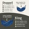 La Siesta Hammock Family Size Brisa for People Outdoor Camping Indoor Family Marine Classic Hammock Brisa Kingsize Marine [La Siesta] 1-3 BRH18-W3