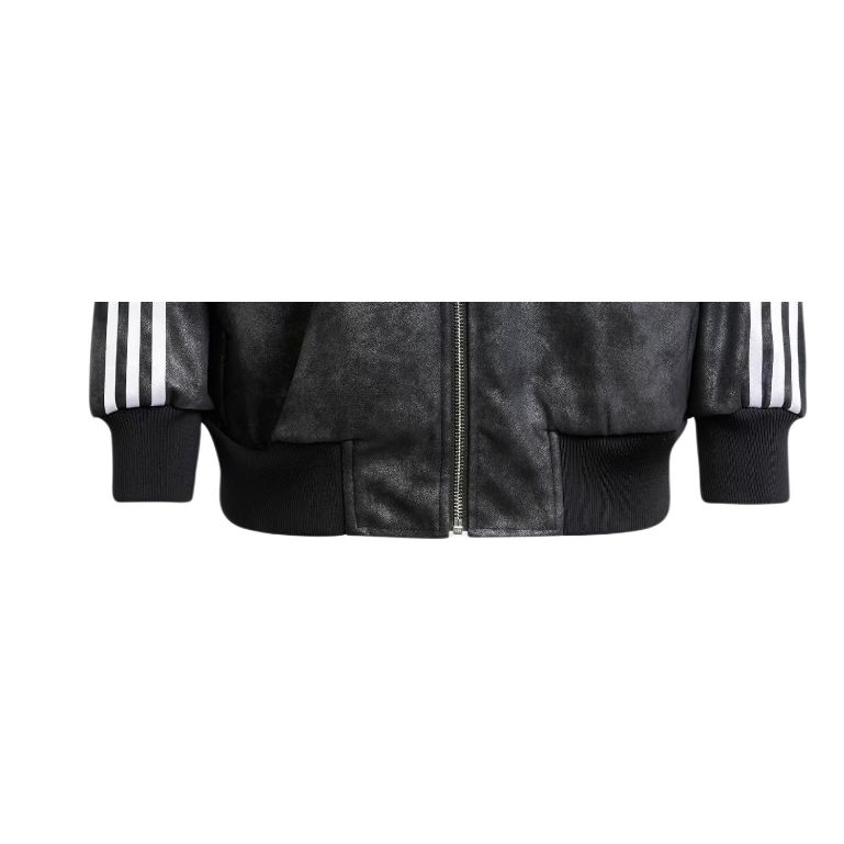 Adidas Originals Premium Sst Luxe Track Top Tie-Dye Full Print Striped Color Block Sports Jacket Women Jacket Black IY8054