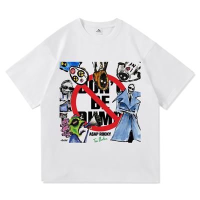 Rocky 2026 Nové album Don't Be Dumb Tričko Módní PánskéDámské Oblečení Harajuku Vysoce Kvalitní Vrchní Díly Bavlněná Trička Vintage