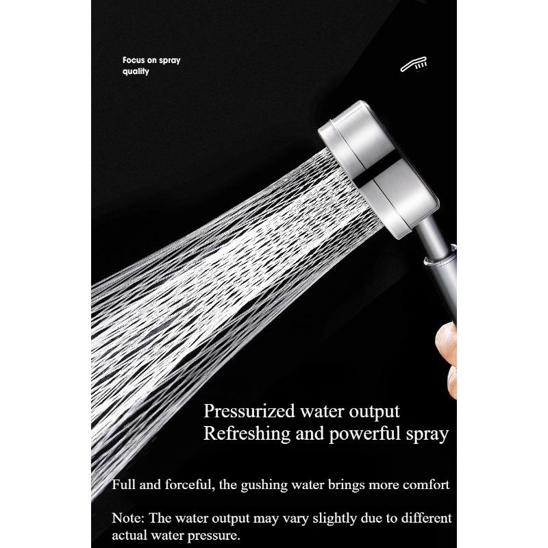 1PC 304 stainless steel pressurized hand-held shower head single head