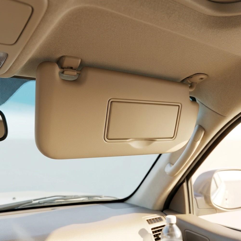 Für Kia Sportage 2004-2010 Beifahrerseite Sonnenblende mit drehbarem Halter und Spiegel 8520103000 Direkter OE-Ersatz