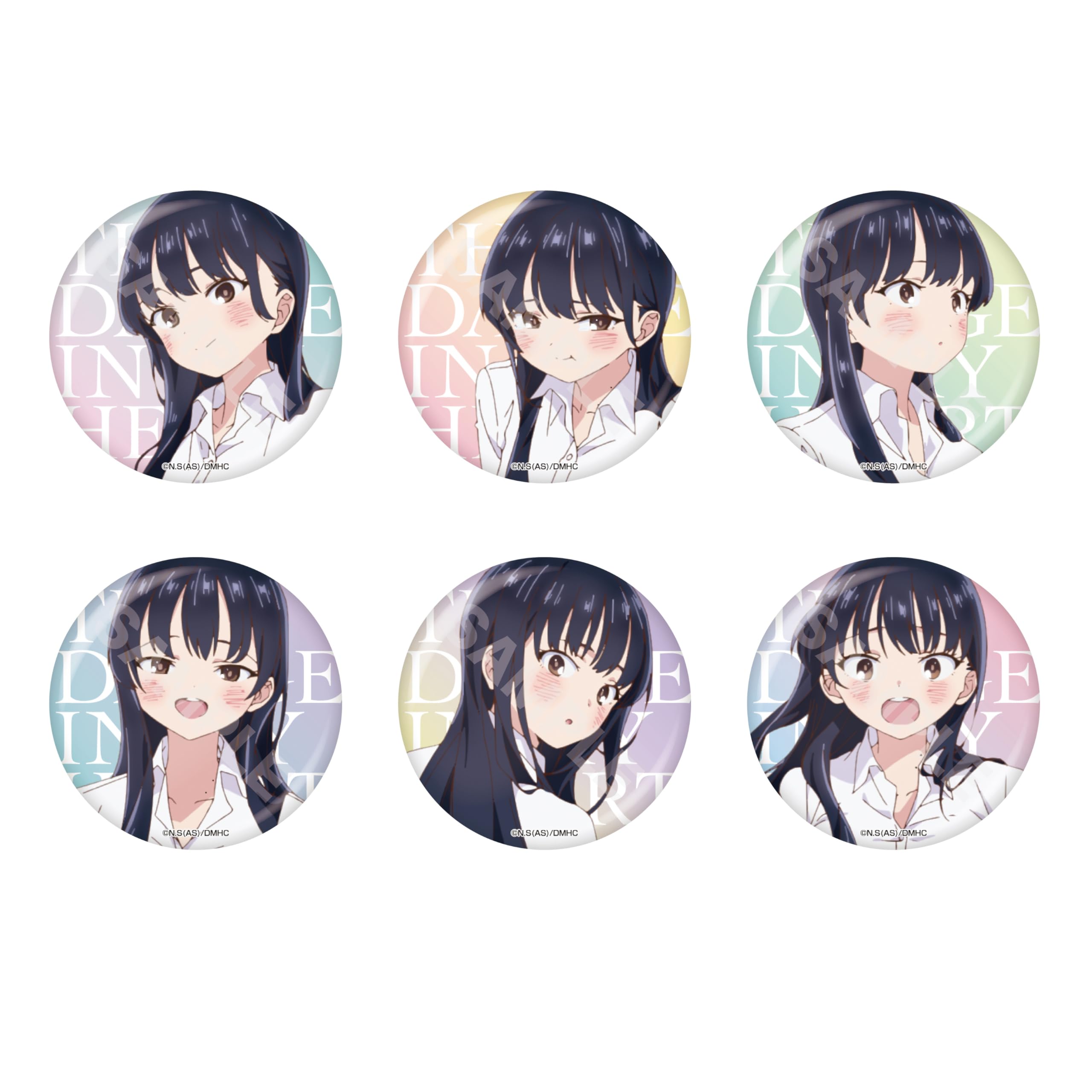 

Моё страшное сердце металлический значок 01 коробка из 6