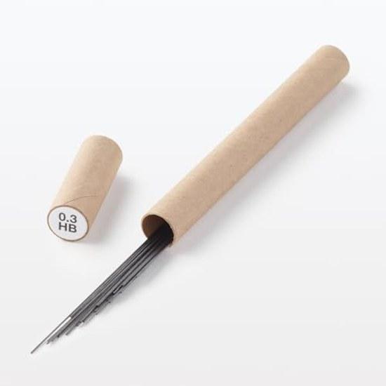 Muji Smooth Sharp Pencil Lead 0.3mm HB 25 Pieces NBD55A3A