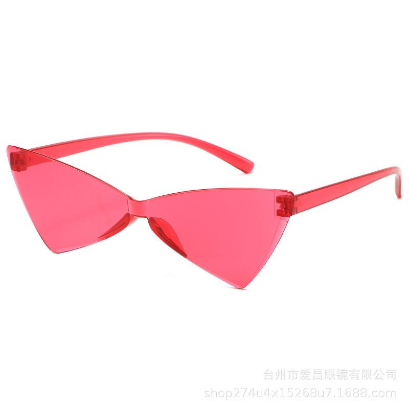 Personality Butterfly Frame Sunglasses Trendy Street-Style Candy-Colored European and American Cross-Border Glasses KJ135