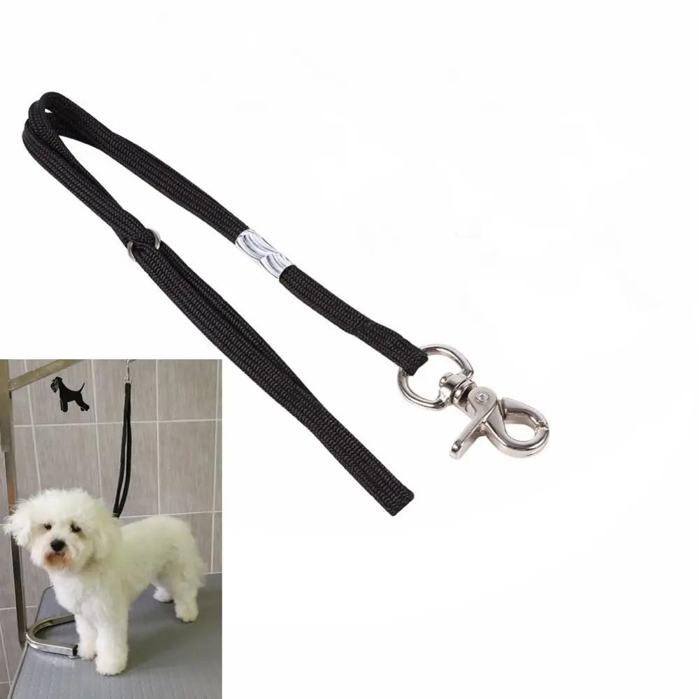 

Pet Accessories Restraint Rope Harness for Grooming Table Arm Bath Animal Nylon Rope Dogs Leash Lock Clip Rope Noose Loop Black