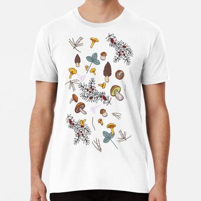 Mörka vilda skogssvampar S till 5XL Tillverkad i AU/USA T-shirt
