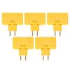 5Pcs  Socket Converter Cordless 180 Degree Extension 1 To 3  Adapter