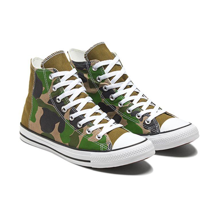Converse Chuck Taylor All Star Hi 'Half Green Camo' 168907C