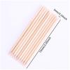 2sets Nail Art Orange Wood Stick Cuticle Pusher Remover for Nail Art Care Manicures Angled Orange Sticks Nail Art Tools